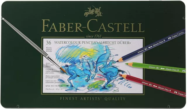 Faber-Castel FC117536 Lápices acuarelables de artista Albrecht Durer en T...