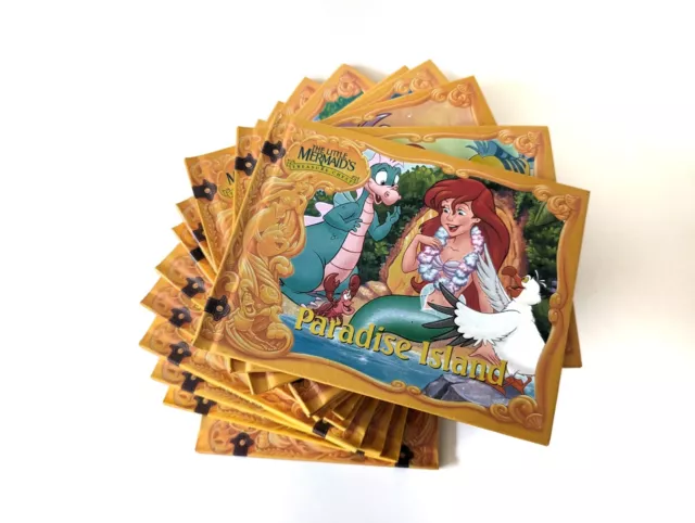 The Little Mermaid's Treasure Chest Books 1992 Ariel Disney Vintage Collect X 12