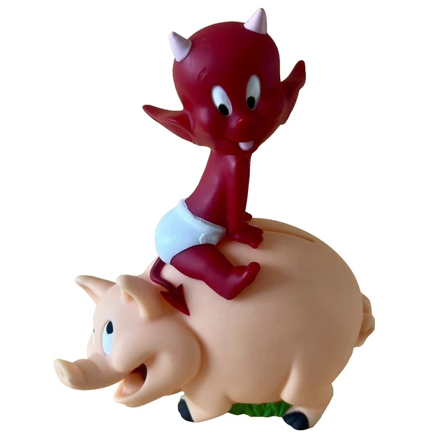 Hot Stuff Boite coussin jaune mini statuette Harvey Demons & Merveilles V15Z48B