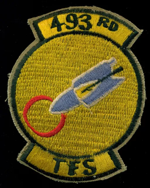 USAF 493rd Tactical Fighter Squadron Patch HM-2