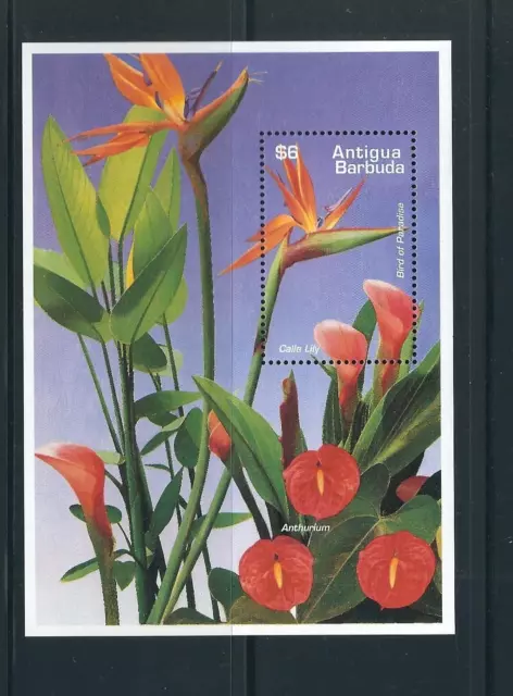 Antigua Barbuda SC # 1928-1929 FLOWERS  . MNH 2