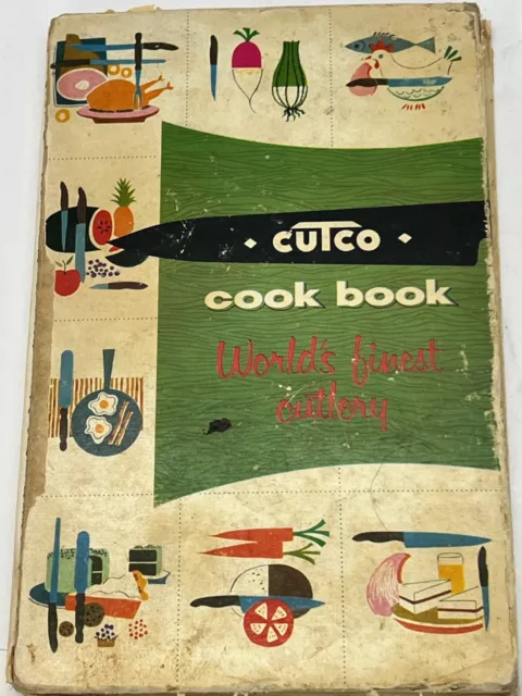 Cutco 1956 edition Cook book World's Finest Cutlery Recipes Meat Cuts Knives