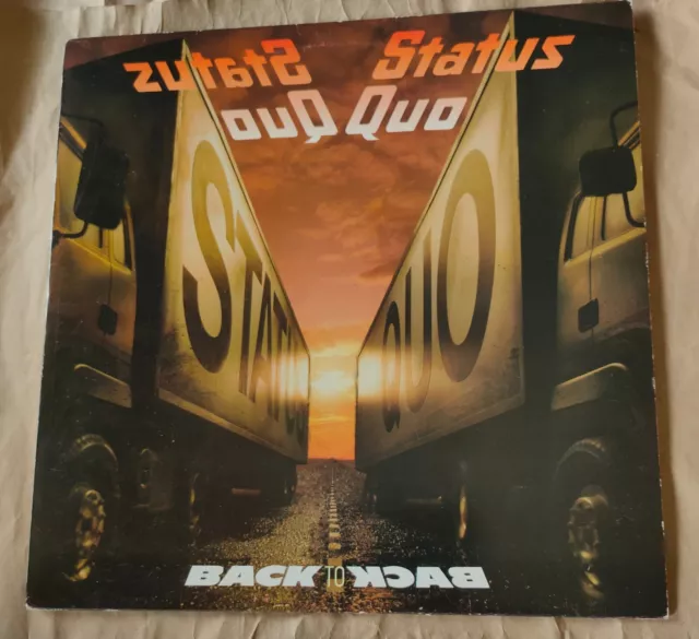 Status Quo Back To Back Vinyl                                Vertigo Swirly Logo