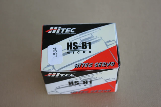 L534 Hitec Servo HS-81 Micro Servo AT 6.0 Volt Speed 0.09sec/60 RC Airplane Boat