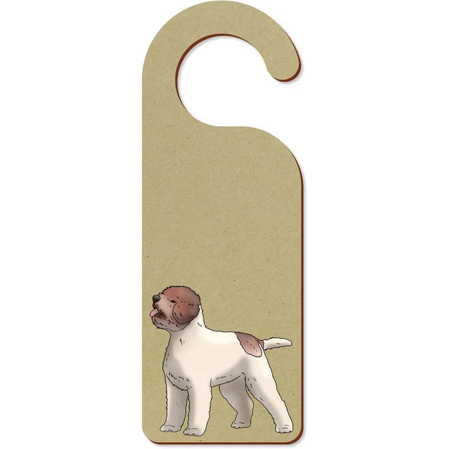 'Standing Lagotta Romagnolo' 200 mm x 72 mm colgador de puerta (DH00034260)