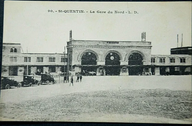 46700 Ak st Quentin La Gare Du Nord Railway Station