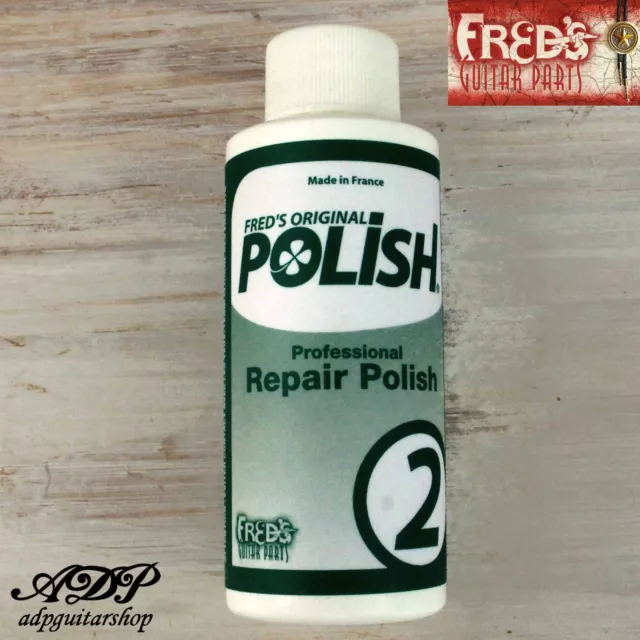 Fred's Polish Licence Clover -2- Repair Polish 60ml ENTRETIEN Guitare Basse