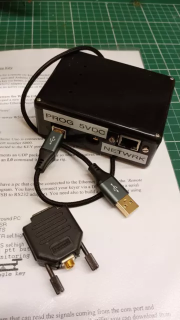 Ham Radio 'Remote Morse Key' sender - UDP low-latency network device for Windows
