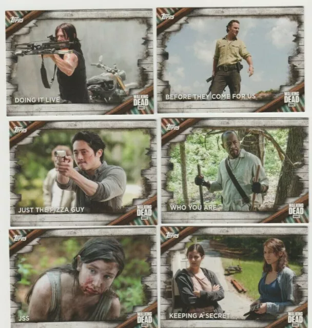 Walking Dead Season 6 100 Card Base Set