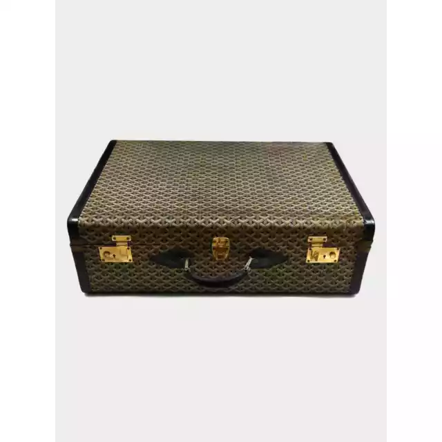Capture the essence of Goyard with the Palace Trunk bag A genuine Goyard…   Capture the essence of Goyard with the Palace Trunk bag A genuine Goyard  trunk, down to the smallest