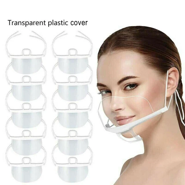 Anti-saliva Housse Transparent Demi Cuisine Plastique Amovible Remplacement