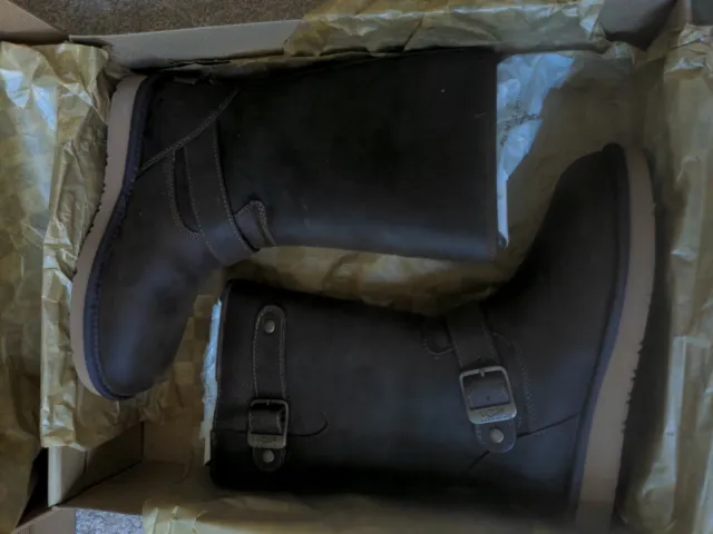UGG WOMEN'S SUTTER Boots browish black Sz 5 NIB $60.00 - PicClick