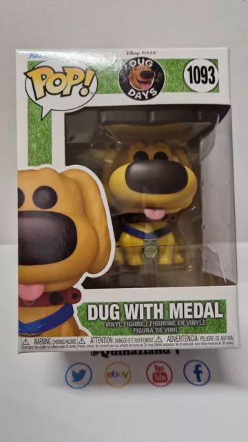 Funko Pop! Disney Pixar DUG DAYS #1093 Dug with medal (F34)