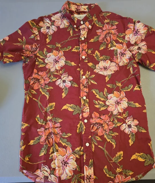 Denim & Supply Ralph Lauren  Mens Shirt Small  Floral Hawaiian