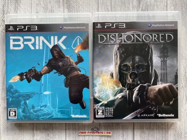 SONY PlayStation 3 PS3 Brink & Dishonored set from Japan