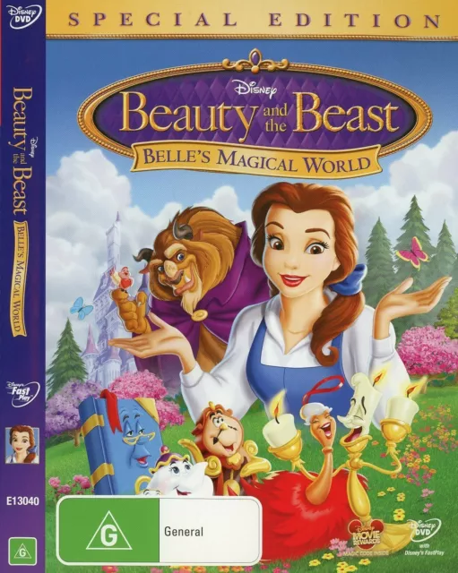 Beauty And The Beast Belle's Magical World DVD (Region 4) Special Edition Disney