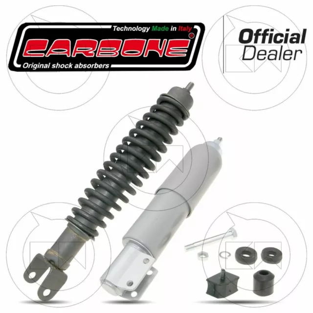 Kit Ammortizzatori Carbone Anteriore Posteriore Fosfatato Vespa Px200 Arcobaleno