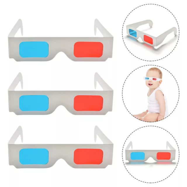 50 Pcs Double Layer 250g Cardboard Paper 3D Glasses Frames Eyeglass