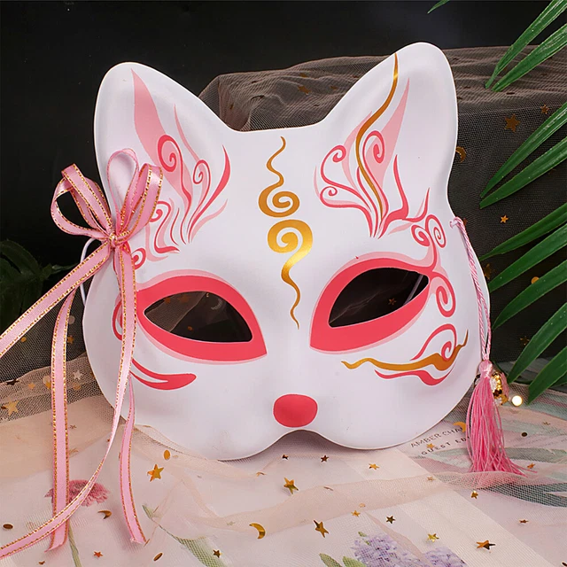Máscara en blanco para niños anime máscaras de cosplay máscaras artesanales blancas aldult 10 piezas