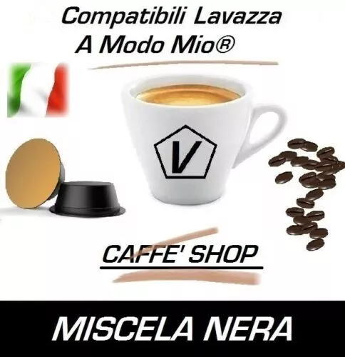 32 Capsule Compatibili Lavazza A Modo Mio®, Miscela "Nera"