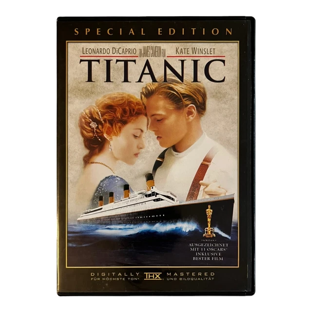 Signiertes Metallfoto Titanic - Leonardo DiCaprio & Kate Winslet 25,4x20,3cm