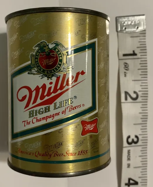 MILLER High Life Beer CAN Miniature Cigarette Lighter Holder Breweriana