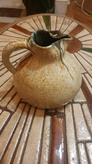 Ancien Pichet En Céramique D'Accolay