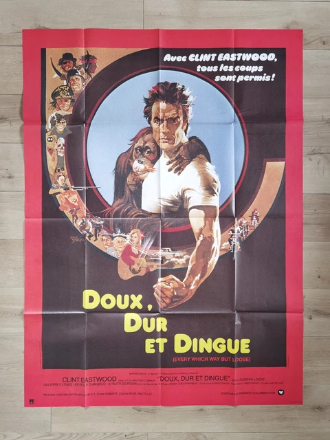 Affiche de cinema - Doux ,Dur et Dingue 120x160- Bob Peak - 1979