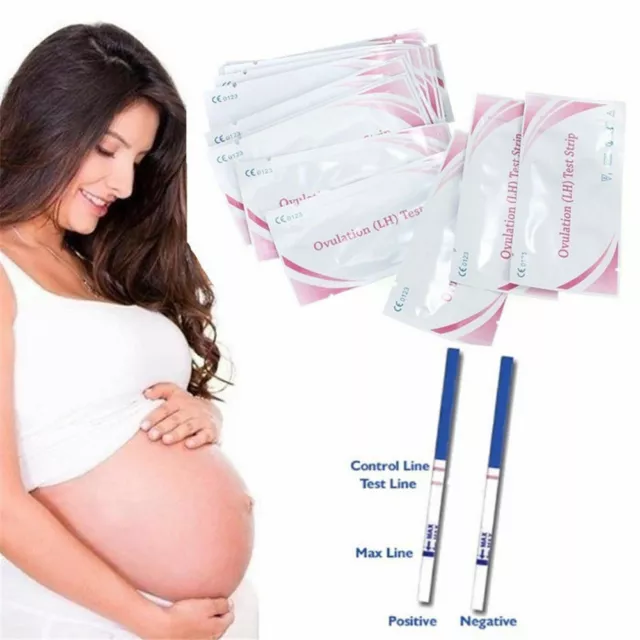 10 PCS Ovulation (LH)Test Strips Fertility Early Predictor Home Urine Test AU