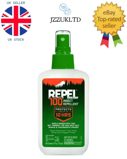 Repel 100 Insect Repellent, Pump Spray, 4 Oz - UK SELEER