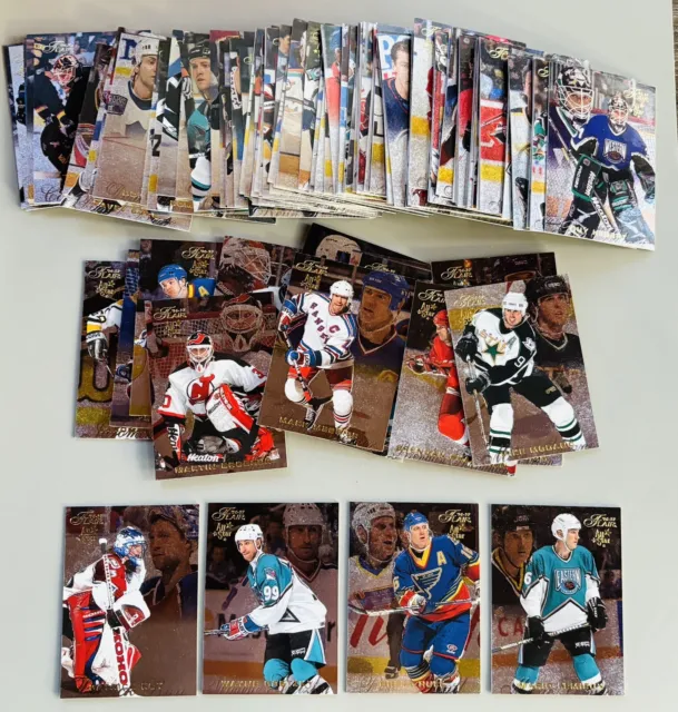 1996-97 Flair Hockey~Complete Set (Ser. One) NM/MT~Wayne/Mario/Etc~37 HOFers 👀