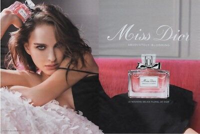 Dior Publicité papier advertising paper Miss Dior de Christian Dior 2 pages 