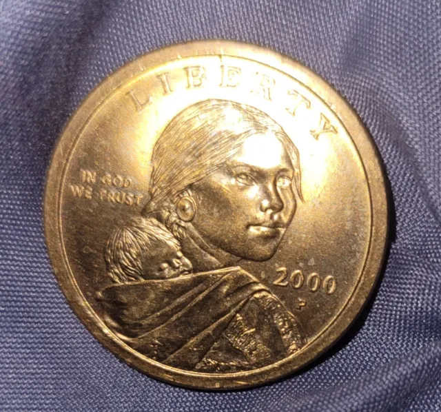 2000 P Sacagewea One Dollar US Liberty Coin