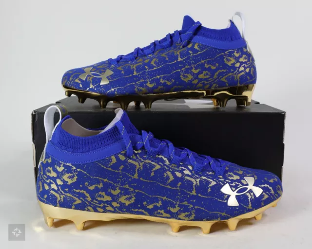 UNDER ARMOUR UA Speedform Spotlight MC Football Cleats Black Gold Silver Purple 130.00 PicClick