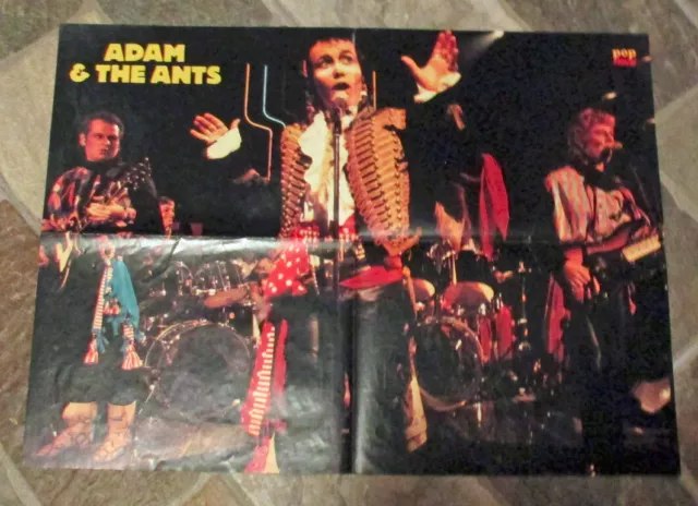 Adam & The Ants Poster * Pop/Rocky 1980 * ca. A2 * rev. Winnetou