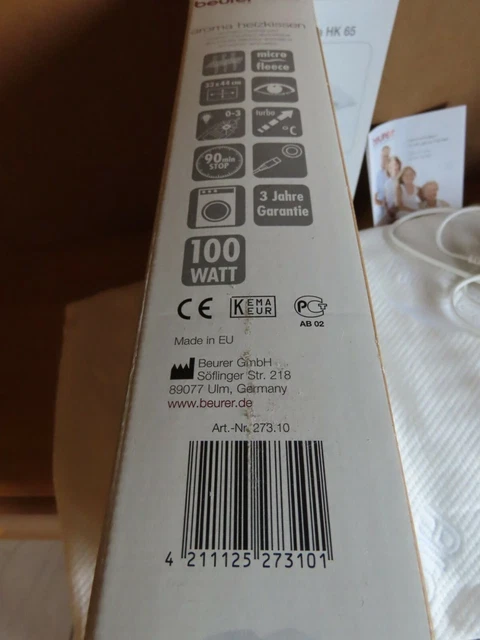 Aroma Heizkissen mit 2 Kräutereinlagen / beurer 4