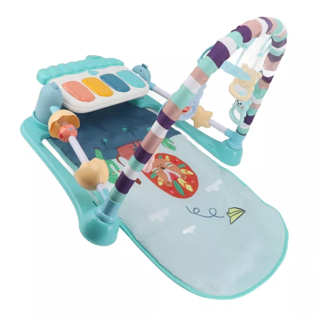 (Blau) Baby Fitness Spielmatte Baby Musical Pedal Spielmatte weich sensorisch