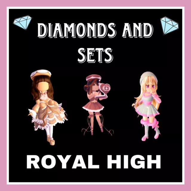 ROYALE HIGH - (Halloween Halo 2018 + Shadow Empress Set + 200K Diamonds) -  Cheap £78.37 - PicClick UK