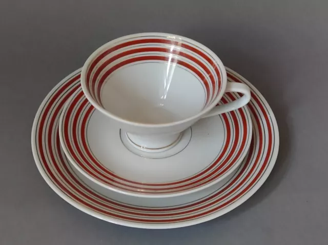 Sammeltasse Gedeck 3 Teile Fine China - Lichte Thüringen Vintage DDR 1960iger