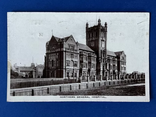 Vintage RP Postcard, Northern General Hospital Newcastle Upon Tyne WW1 Era