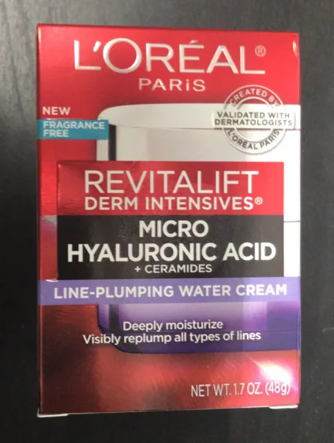 L'Oreal Paris Revitalift Mcro Hyaluronic Acid Plumping Cream - 1.7oz (D6)