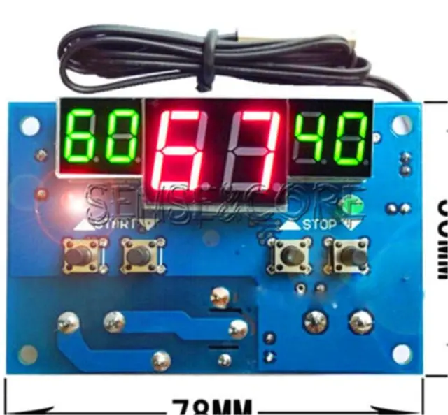 12V LED-Temperaturregler-Thermostat für Gleichstromversorgung W140