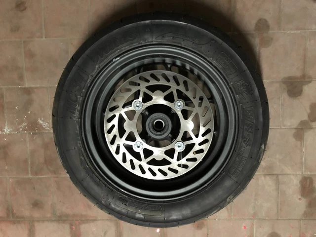 Cerchi in lega + gomme 10 pollici per Pit Bike moto