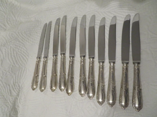 11 grands couteaux orfévre SFAM de style marly