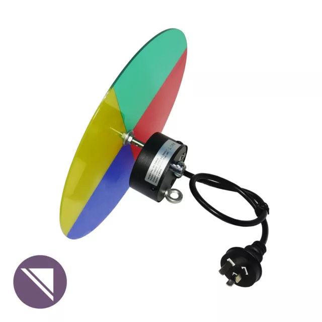 Bravo Pro Colour Wheel for Par 36 Pinspot with 240v Rotator & 3-pin Plug Top