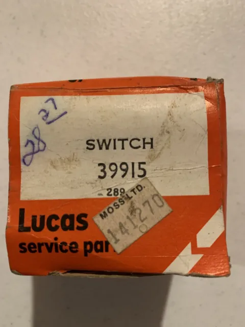 Lucas Switch 39915 NOS