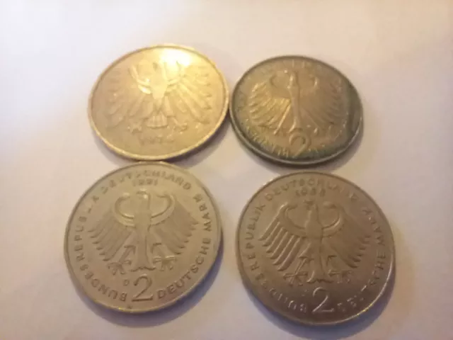 🇩🇪 Lot 4 Pieces Deutsche mark 🇩🇪