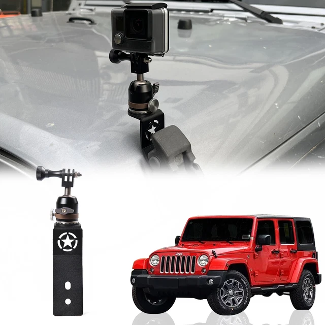 Hood Mount Camera Holder for GoPro Hero DSLR Nikon for 2007+ JEEP Wrangler JK U