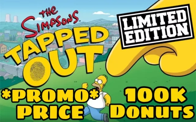 The Simpsons Tapped Out Android & iOS (100,000 Donuts)  *LIMITED QUANTITY*