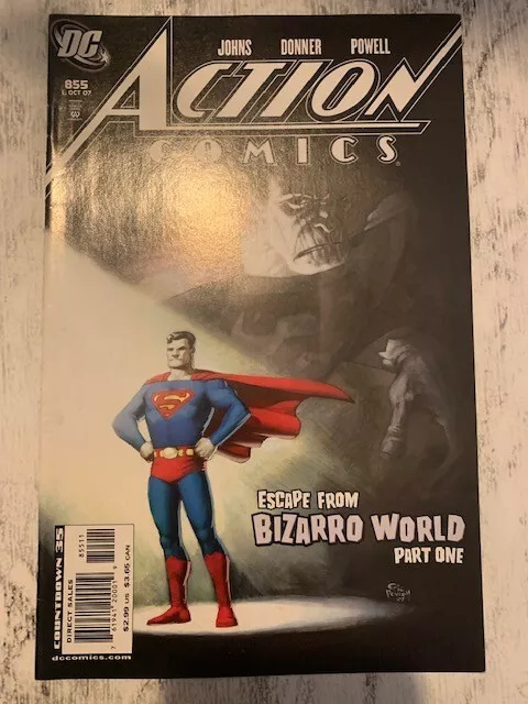 Superman Action Comics 855 Bizarro World Part 1 - DC 2007 Hot Series Rare VF